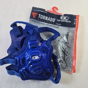 Cliff Keen F5 Tornado Wrestling Headgear All Royal Blue
